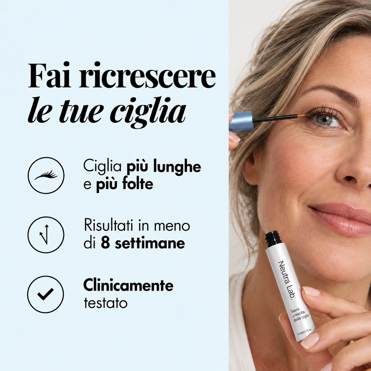Siero crescita delle ciglia