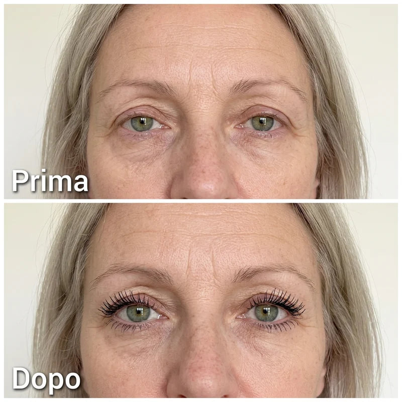 Siero Mascara Coreano 2in1 ai Peptidi per Ciglia Folte