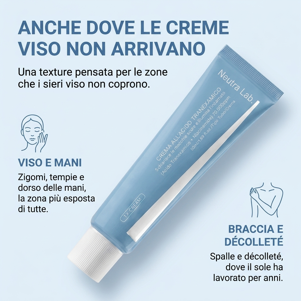 NeutraLab™ Crema Antimacchie Viso, Mani e Corpo
