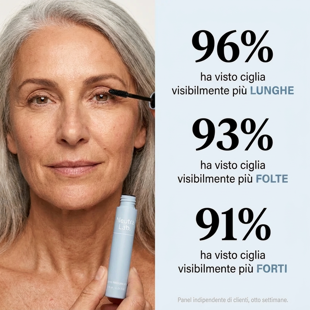 Siero Mascara Coreano 2in1 ai Peptidi per Ciglia Folte