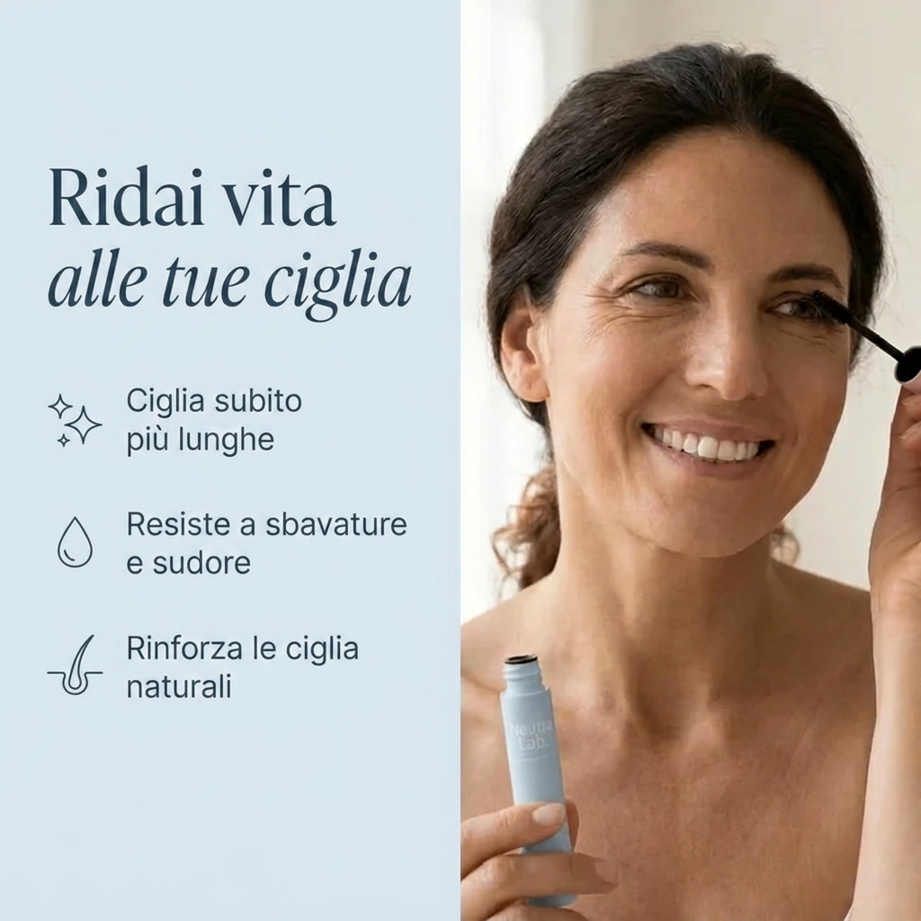 Siero Mascara Coreano 2in1 ai Peptidi per Ciglia Folte