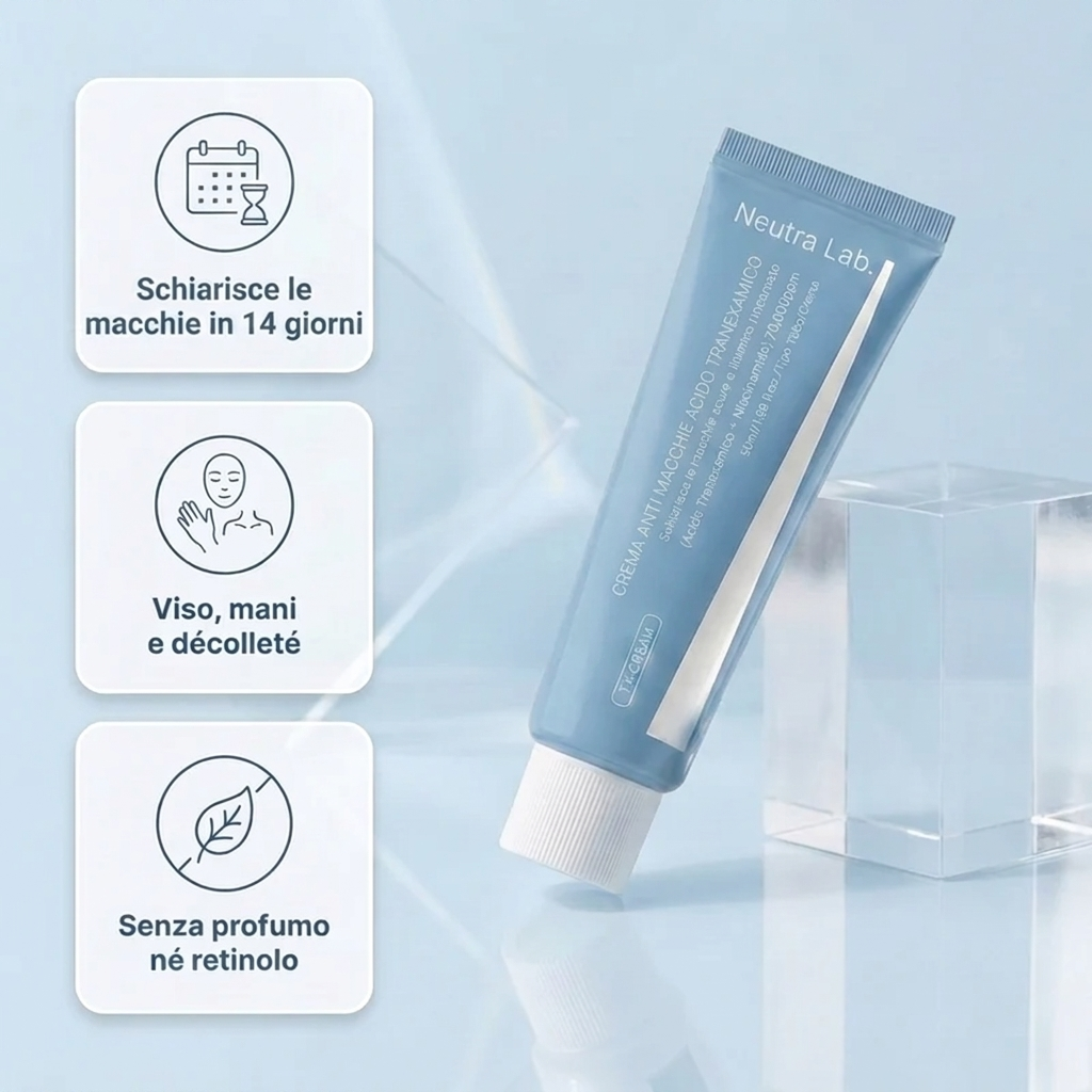 NeutraLab™ Crema Antimacchie Viso, Mani e Corpo